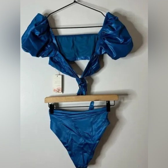 NWT Agua Bendita NWT Calista Small Bikini Top Isabella Small Bikini Bottoms Set - Picture 5 of 16